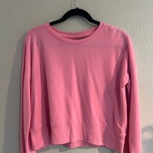 NWOT, Thereabouts Crop French Terry sweatshirt, pink, long sleeve.  XL P